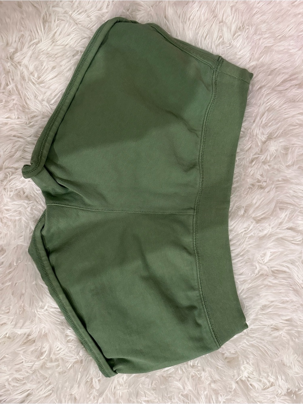 Brandy Melville matcha green shorts with drawstring, brand new with tag,one size